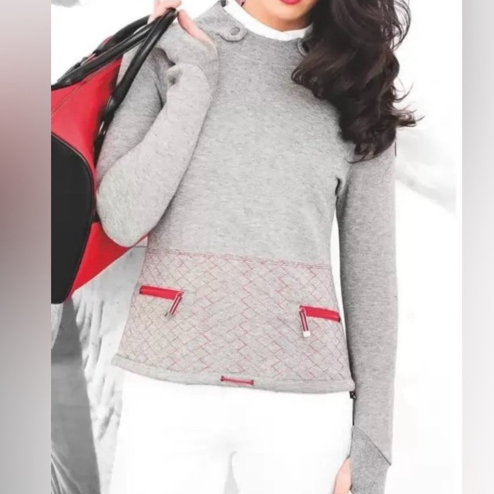 Horseware Platinum Ireland Trizia Fleece Top Grey